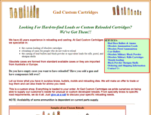 Tablet Screenshot of gadcustomcartridges.com
